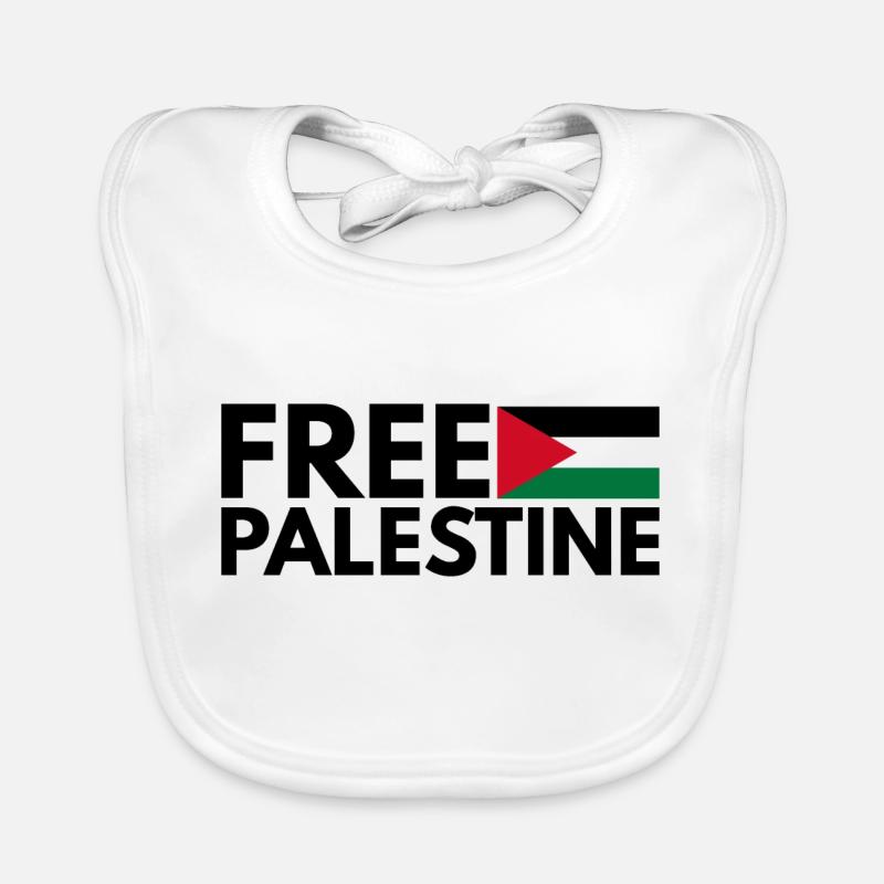 Libérer la Palestine Bavoir bio Bébé
