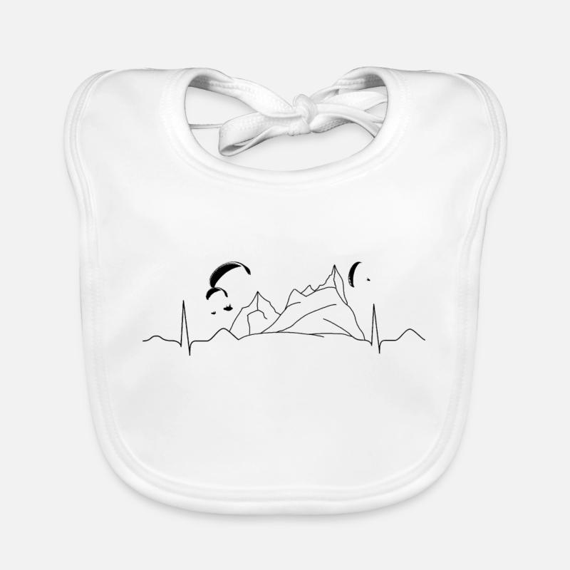 Gleitschirm EKG Baby Bio-Lätzchen