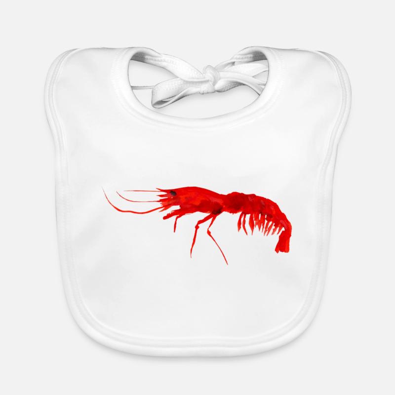 crevette Bavoir bio Bébé