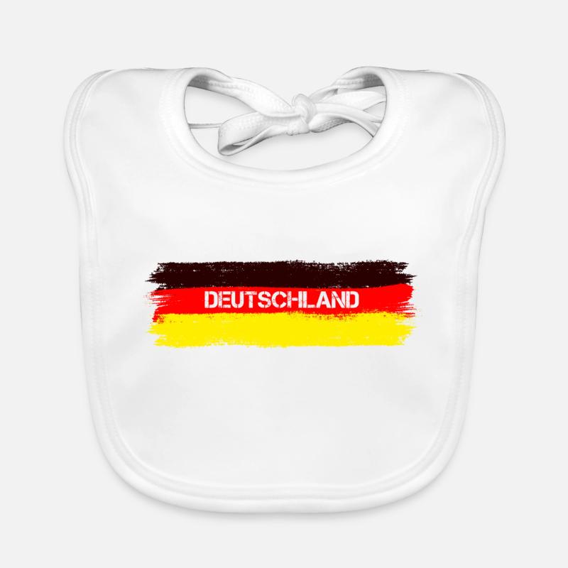 Germany Flag German Flag Germany German Organic Baby Bibs