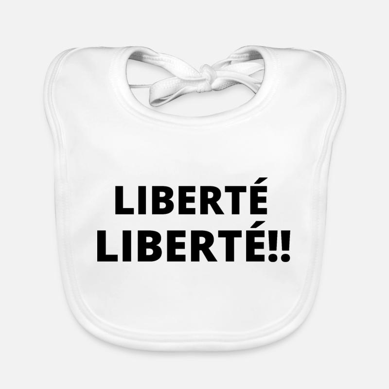 liberté liberté Bavoir bio Bébé