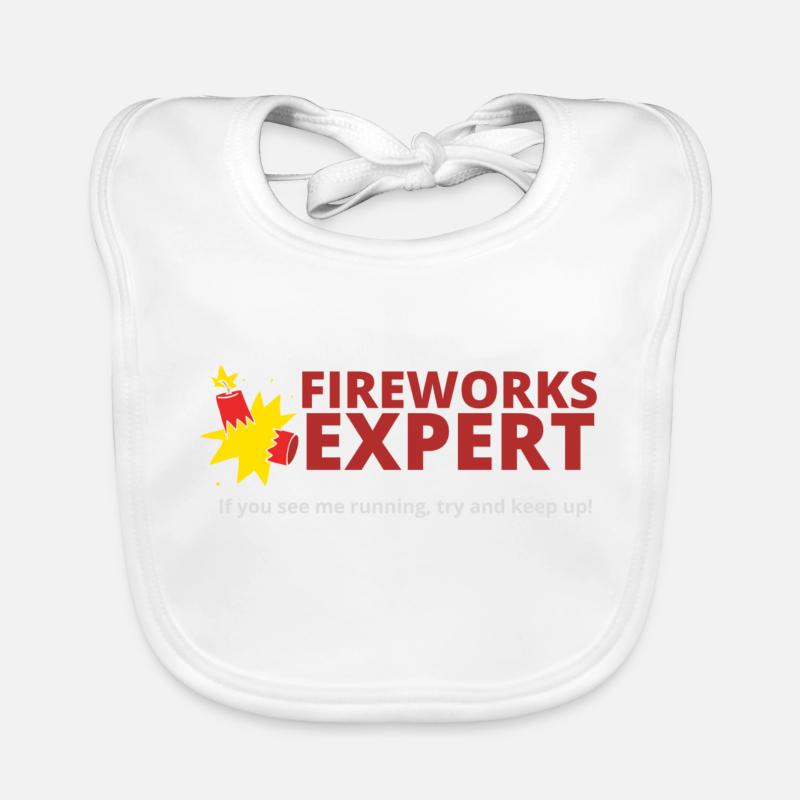 FIREWORKS EXPERT Organic Baby Bibs
