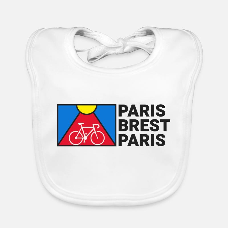 Paris Brest Paris - Vélo cyclisme course cycliste Bavoir bio Bébé