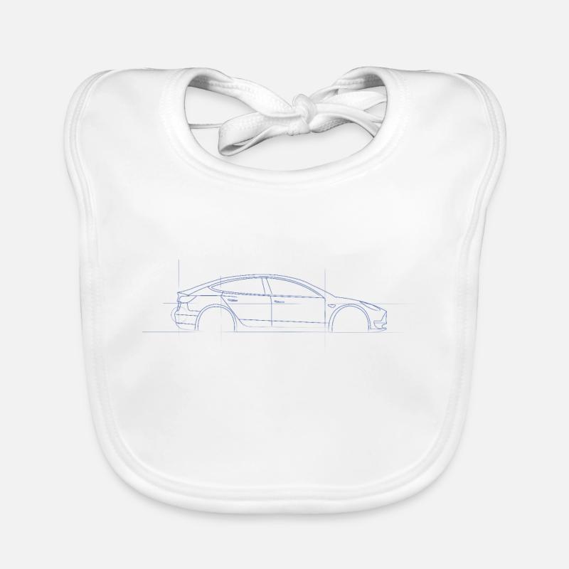 Elektrisch - E Auto - M3 Baby Bio-Lätzchen