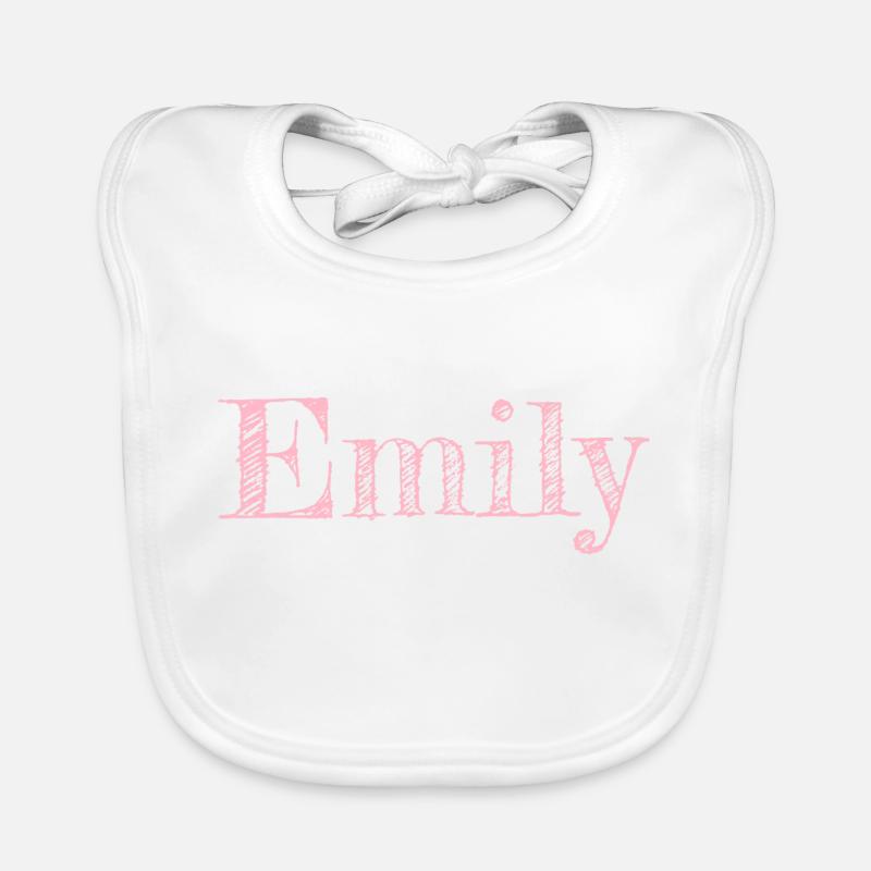 Emily - Baby Bio-Lätzchen - Weiß