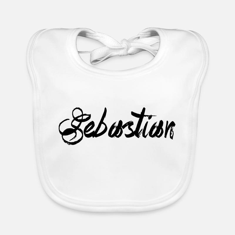 Sebastian - Baby Bio-Lätzchen - Weiß