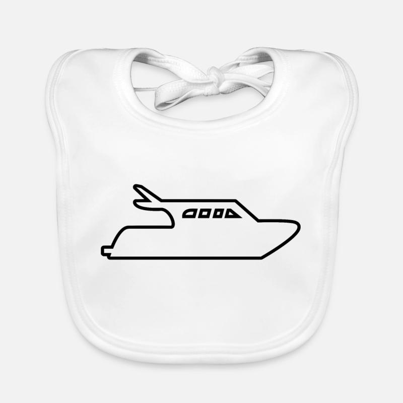 Motorboot Baby Bio-Lätzchen