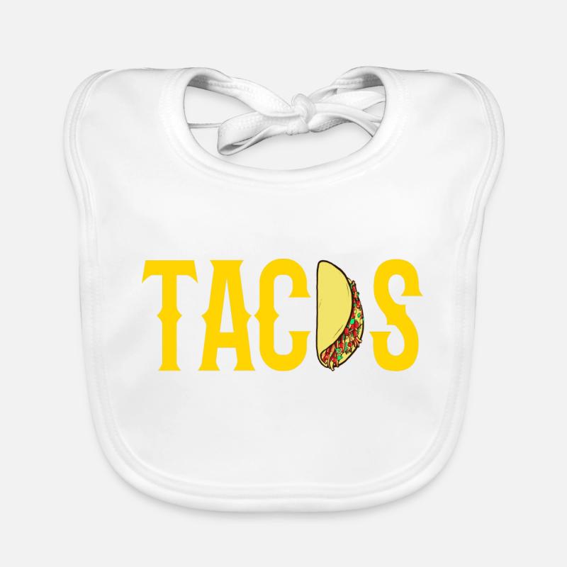 Tacos Organic Baby Bibs