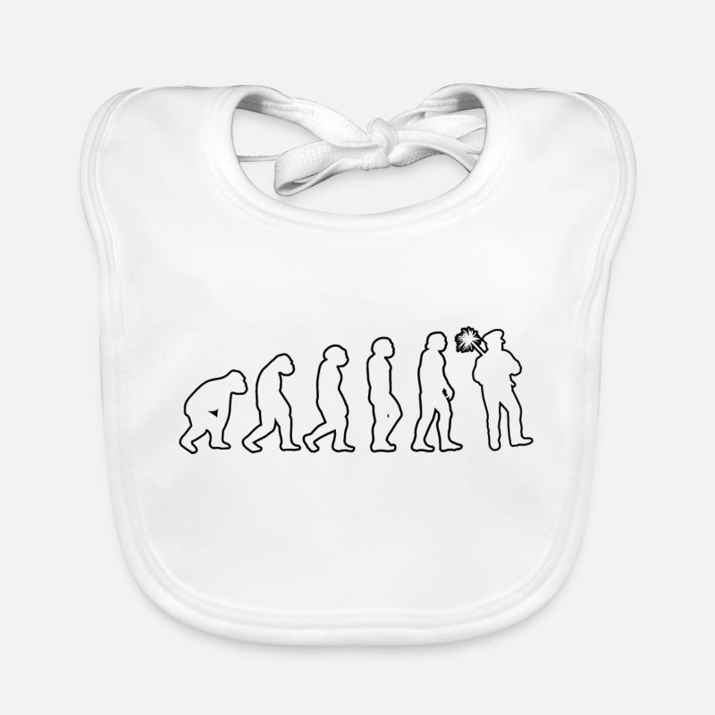 Schornsteinfeger Essenkehrer Evolution Kaminkehrer Baby Bio-Lätzchen