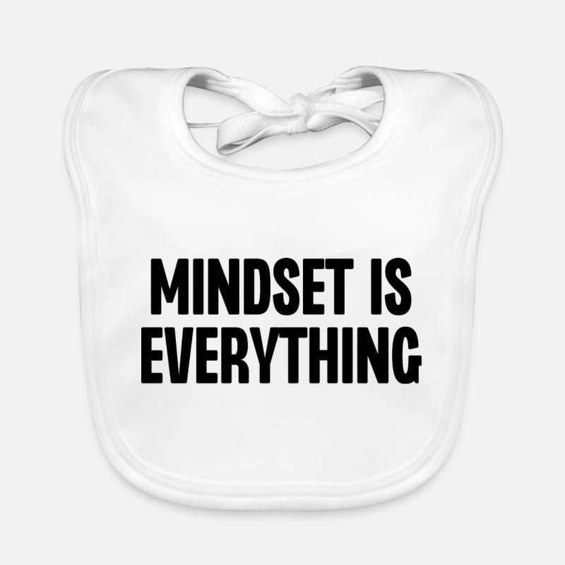 Mindset is Everything Organic Baby Bibs