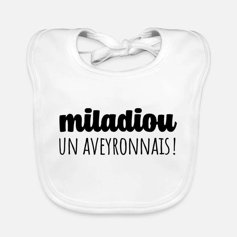 Miladiou aveyronnais Bavoir bio Bébé