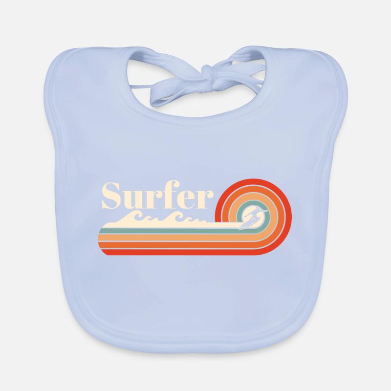 Surfer Organic Baby Bibs