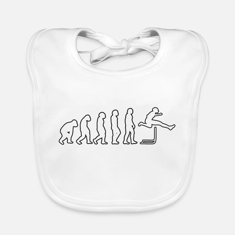 Hurdles Evolution Hurdler Athlétisme Bavoir bio Bébé