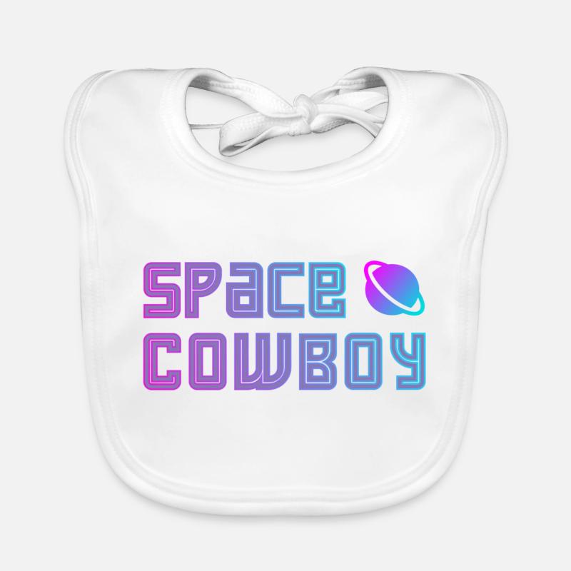 Cowboy de l’espace Bavoir bio Bébé