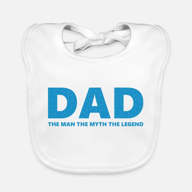 Dad Man Myth Legend Baby Bio-Lätzchen