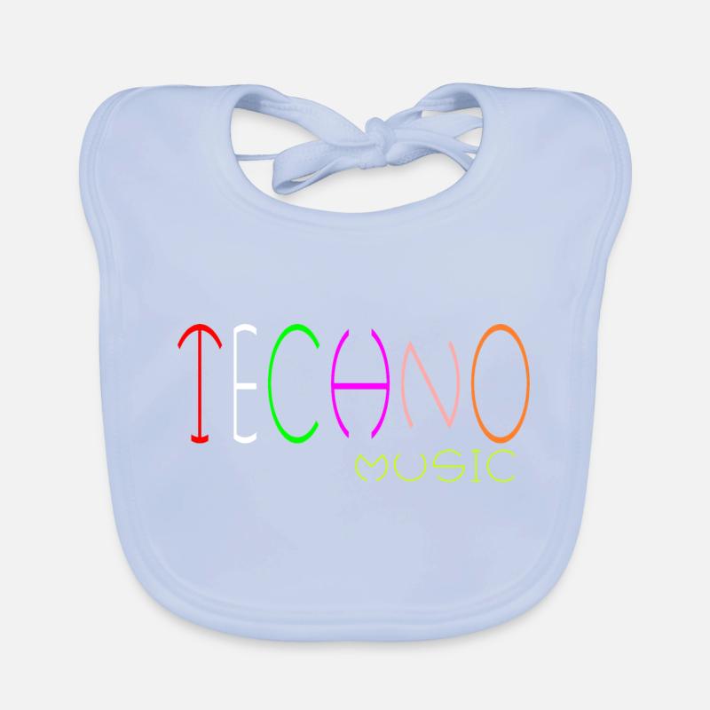 Techno-Musik Baby Bio-Lätzchen