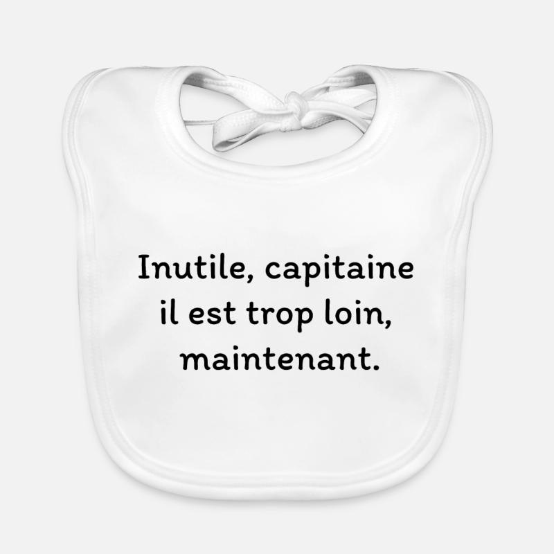 inutile capitaine Bavoir bio Bébé