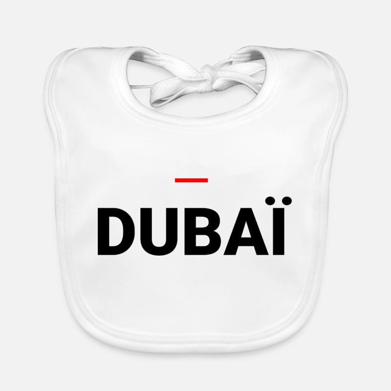 DUBAI - Baby Bio-Lätzchen - Weiß
