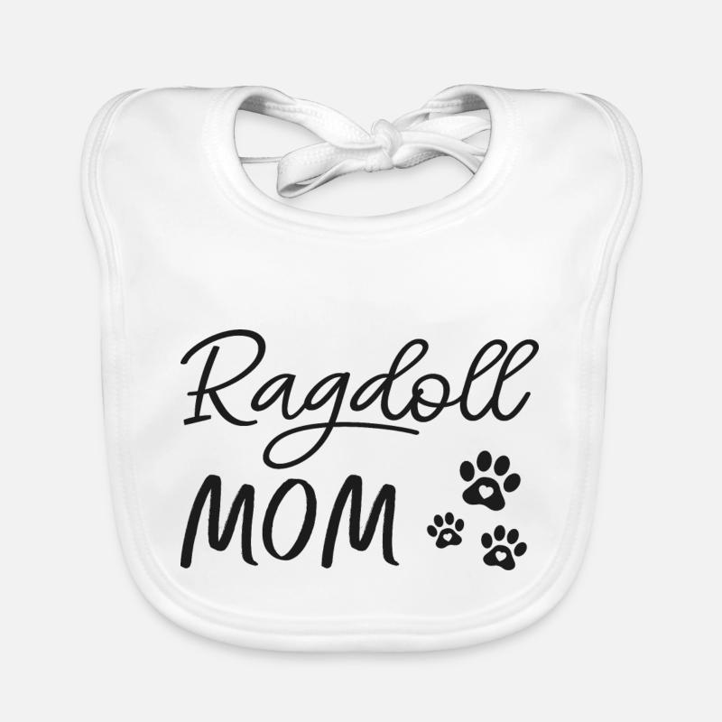 Ragdoll Mama, Ragdoll Mutter, Ragdoll Katze Besitzer Geschenk Baby Bio-Lätzchen