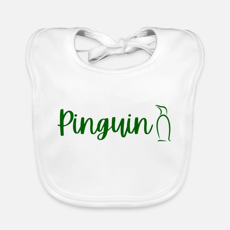 Pinguin Pingouin Bavoir bio Bébé