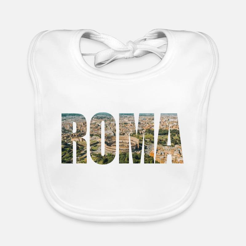 roma rome Organic Baby Bibs