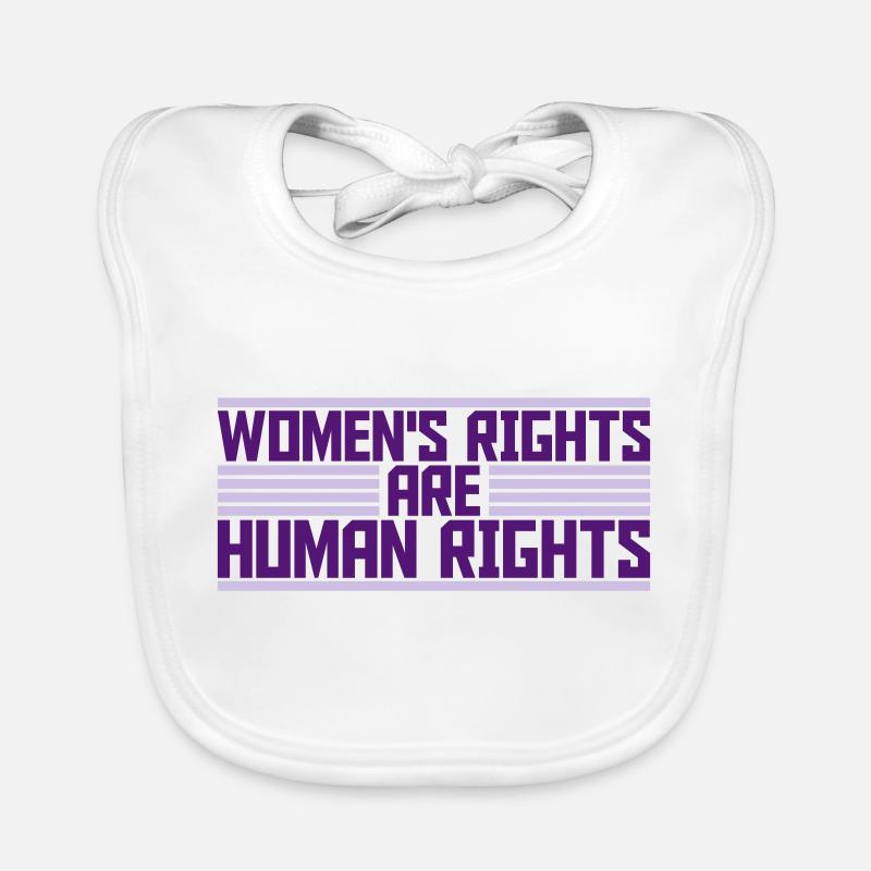 womens rights Feminist Zitat Baby Bio-Lätzchen