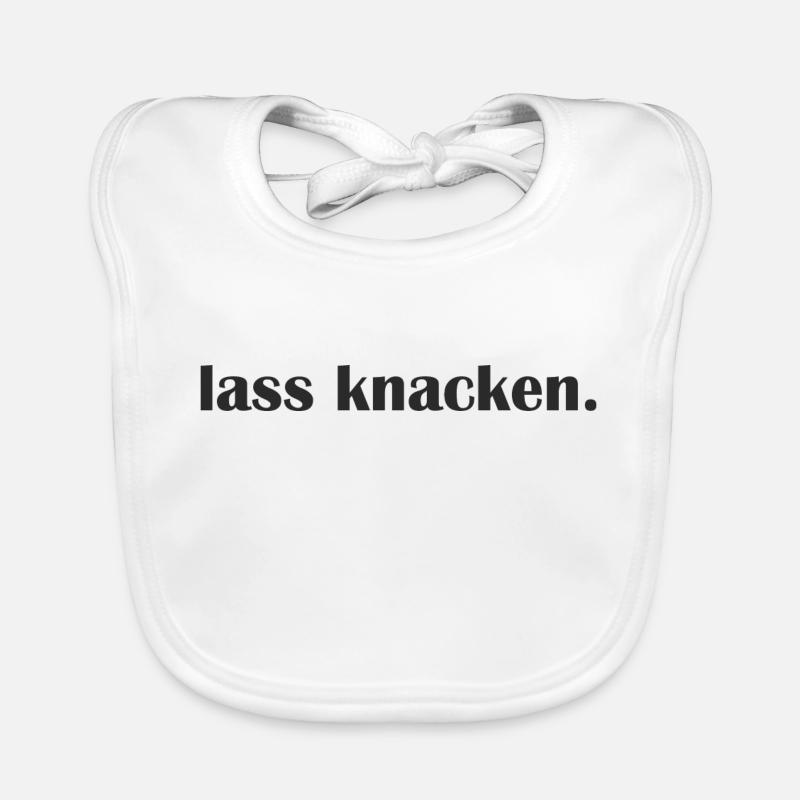 Lass knacken Baby Bio-Lätzchen