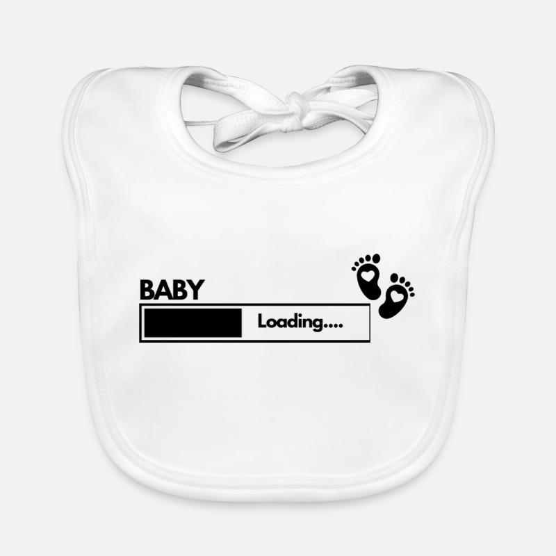 Drôle de dire Baby Loading Bavoir bio Bébé