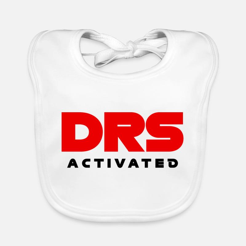DRS Activated Grand Prix Design Organic Baby Bibs