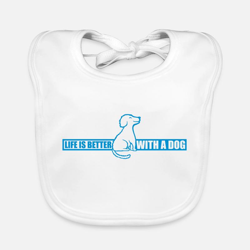 better with a dog Baby Bio-Lätzchen