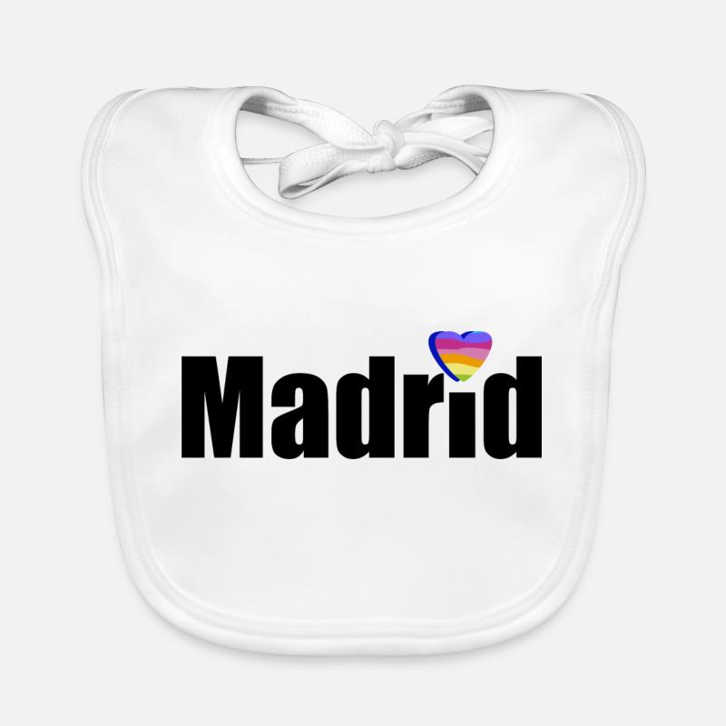 Madrid - Rainbow Organic Baby Bibs