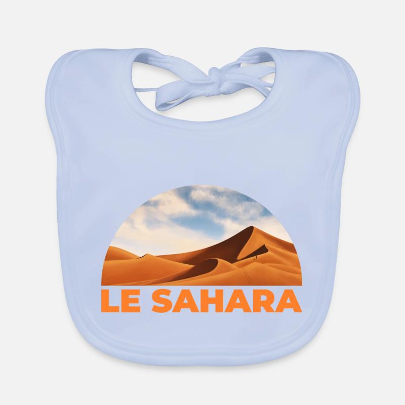 Le Sahara Bavoir bio Bébé