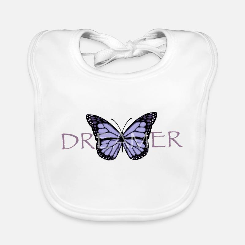 Rêveur de papillon Bavoir bio Bébé