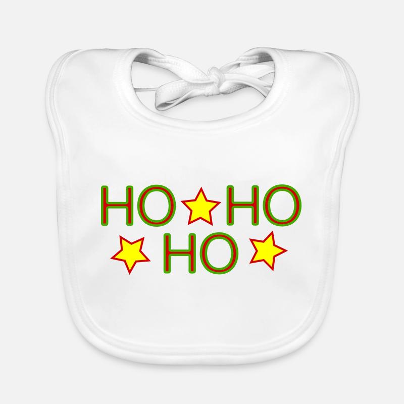 HO HO HO Bavoir bio Bébé