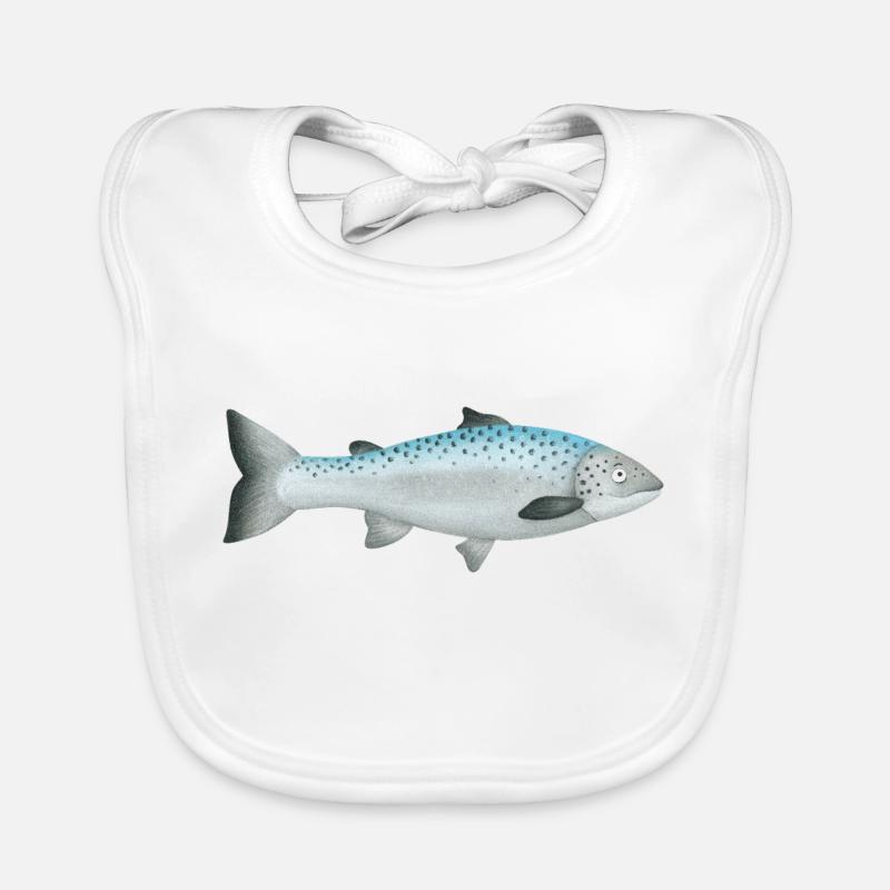 Lachs Baby Bio-Lätzchen