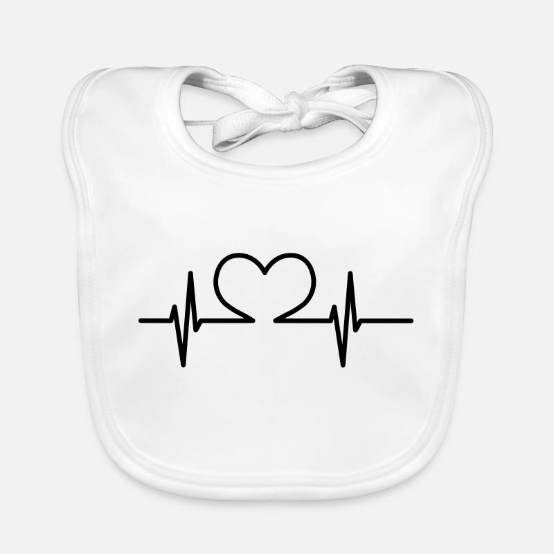 Heartbeat Baby Bio-Lätzchen