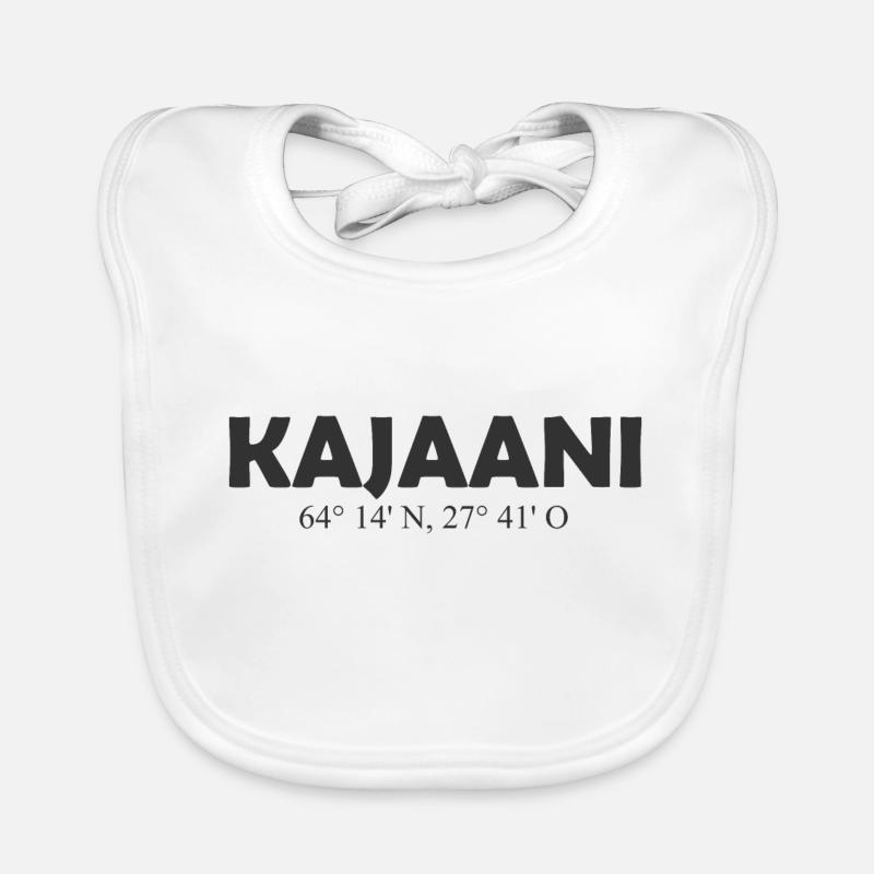 Kajaani - Finlande - Coordonnées Longitude Latitude Bavoir bio Bébé