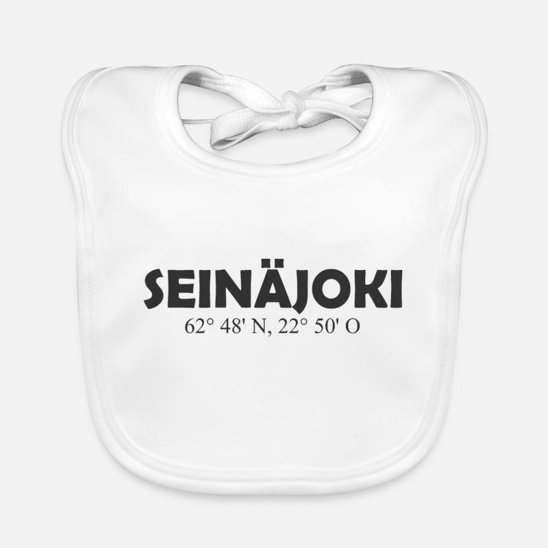 Seinäjoki - Finlande - Coordonnées - Longitude Bavoir bio Bébé