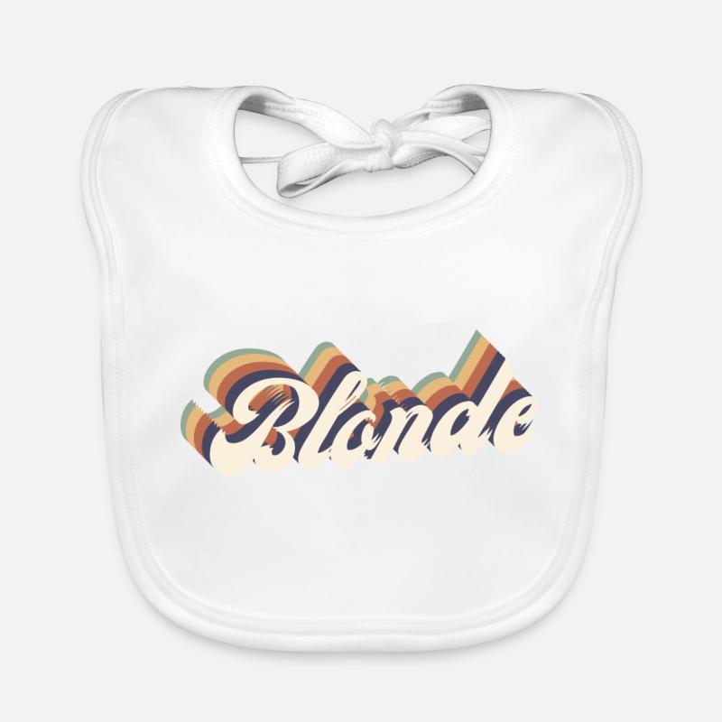 Blonde vintage Bavoir bio Bébé