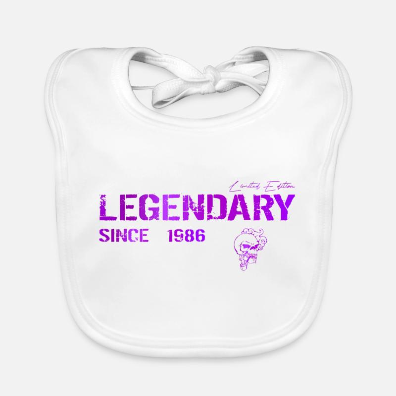 Legendary since 1986 Geschenk Baby Bio-Lätzchen