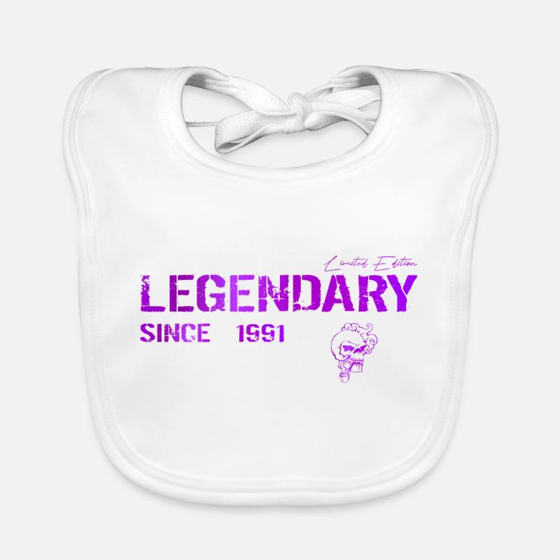 Legendary since 1991 Geschenk Baby Bio-Lätzchen