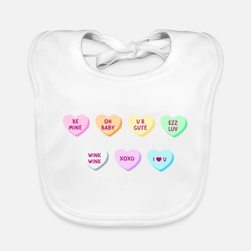 14 Fév Be My Valentine Joyeuse Saint-Valentin 01 Bavoir bio Bébé