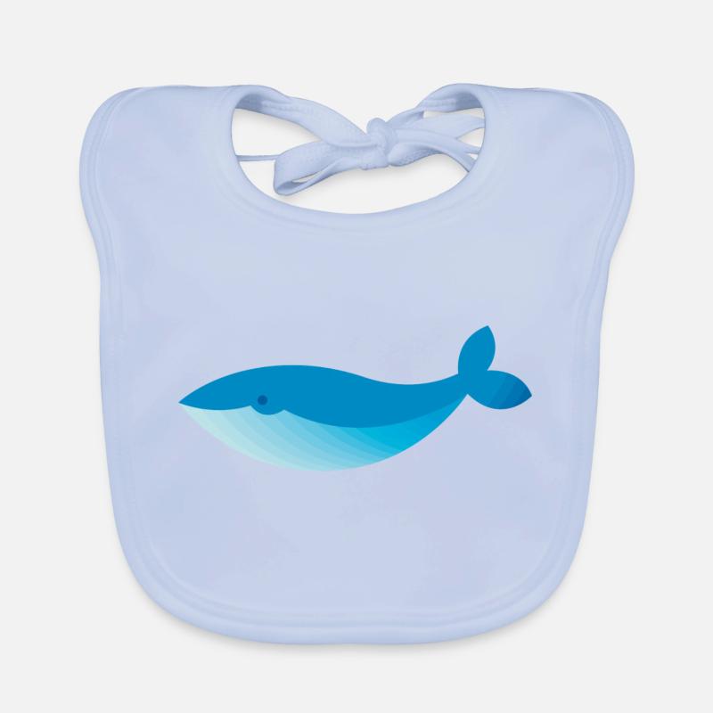 Baleine Bavoir bio Bébé