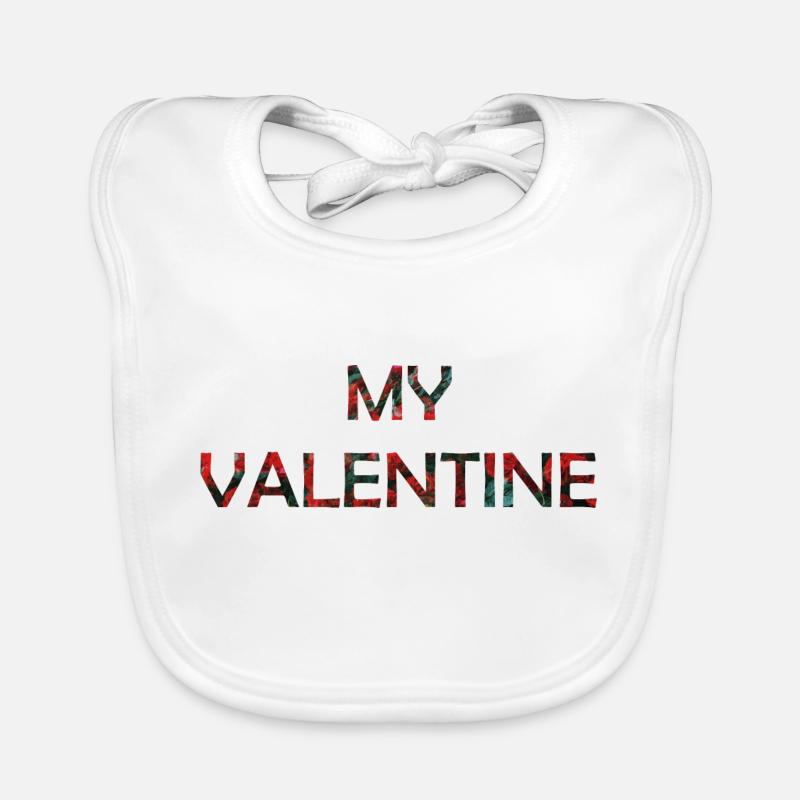 Valentinstag Baby Bio-Lätzchen