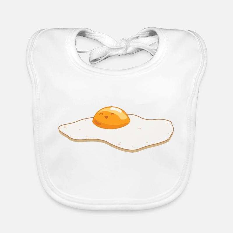 Eggselent illustration Organic Baby Bibs