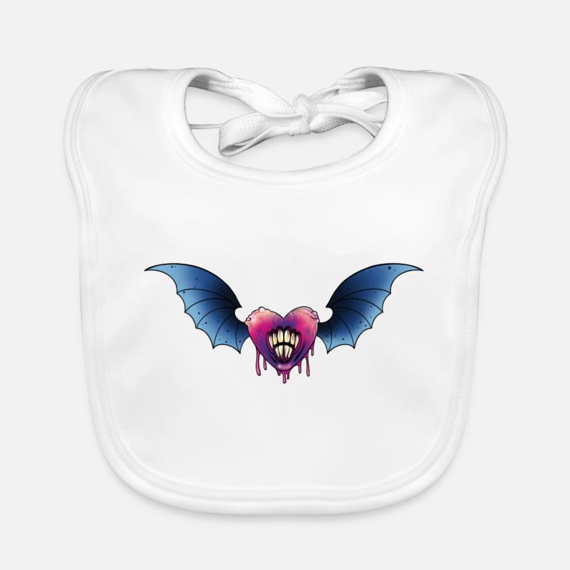Toothed bat Organic Baby Bibs