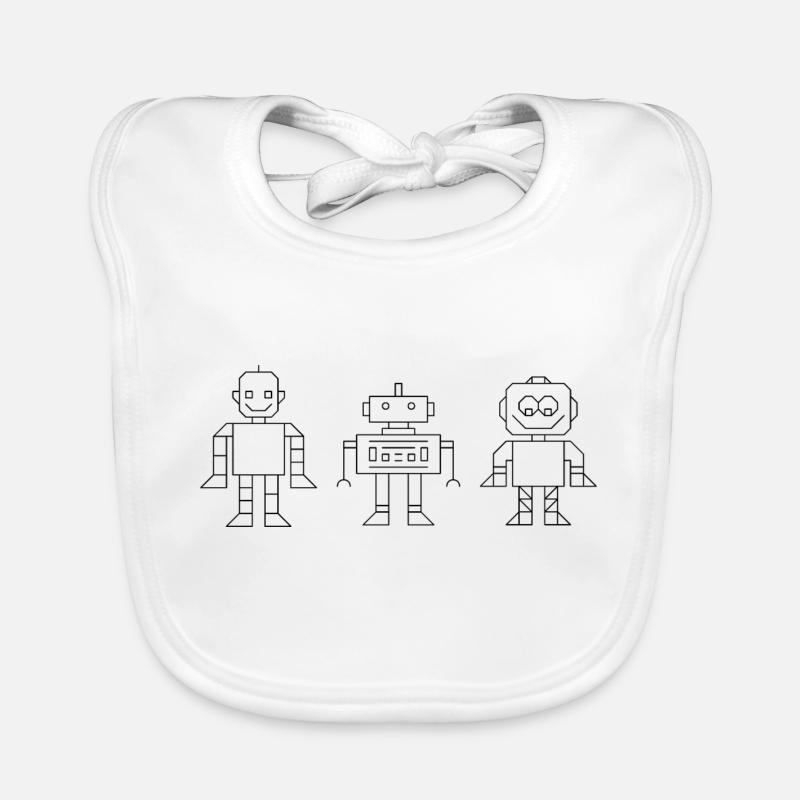 Robot Bavaglino ecologico per neonato