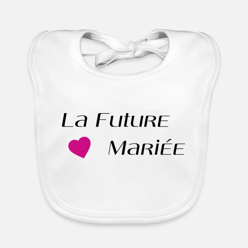 La future mariée Bavoir bio Bébé