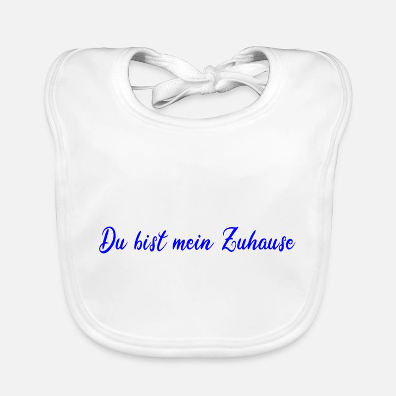 Ruhrpott du bist mein zuhause Baby Bio-Lätzchen