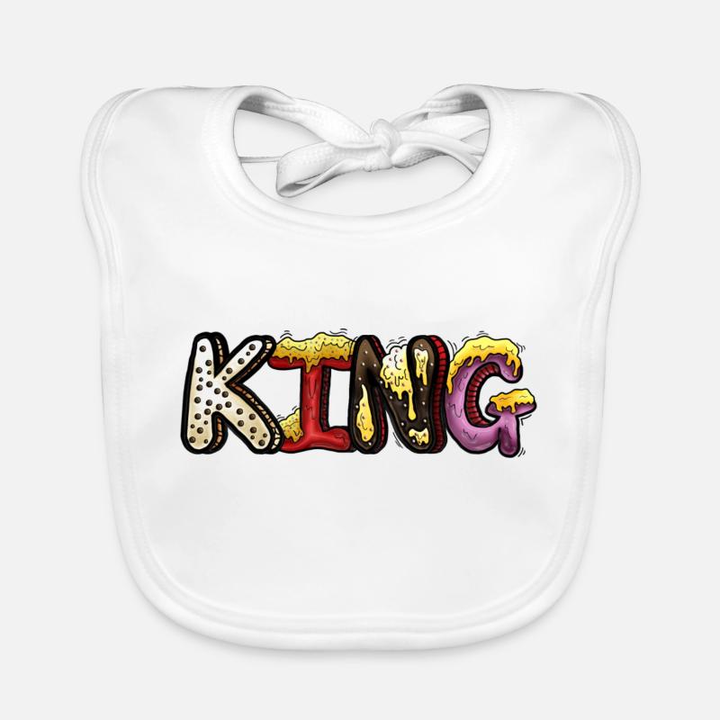 King: The Coronation Organic Baby Bibs
